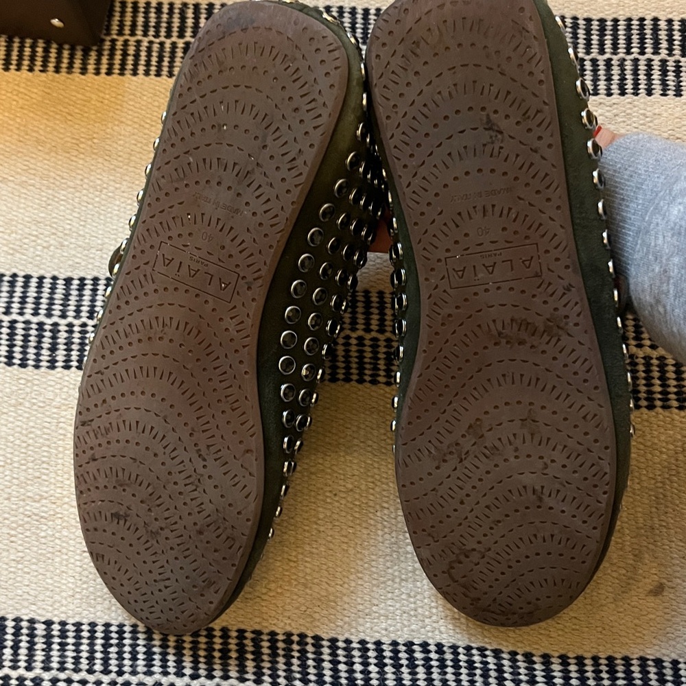 Alaia Studded Ballet Flats - Picture 7 of 9